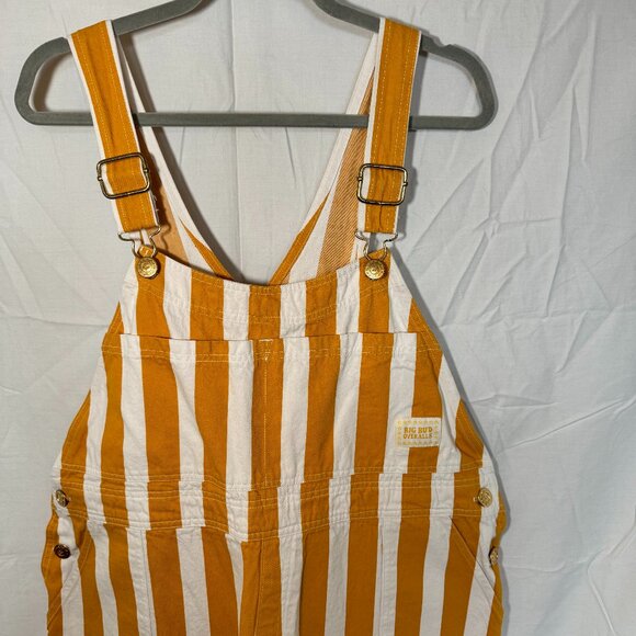 Big Bud Press Original Overalls in Yellow Stripe Size XXL - Picture 3 of 9
